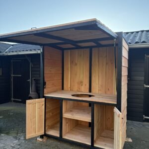 Exclusieve BBQ Buitenkeuken Met Klep